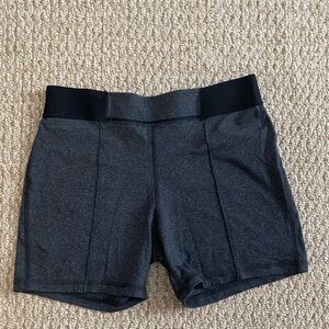 American Eagle Spandex Shorts Charcoal Grey Size Small EUC athletic wear AE